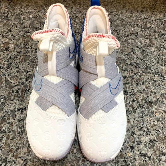 Nike Mens Lebron Soldier XII 12 Summit White - Picture 4 of 5